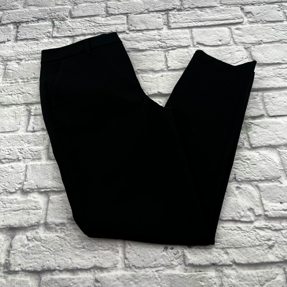 White House Black Market The Slim Ankle Pants Women's 2 Black Dress Trousers